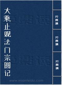 大乘止观法门宗圆记