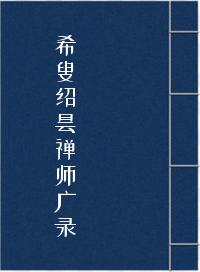 希叟绍昙禅师广录